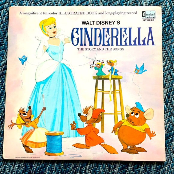 Disney Other - 1969 Cinderella Vinyl Record